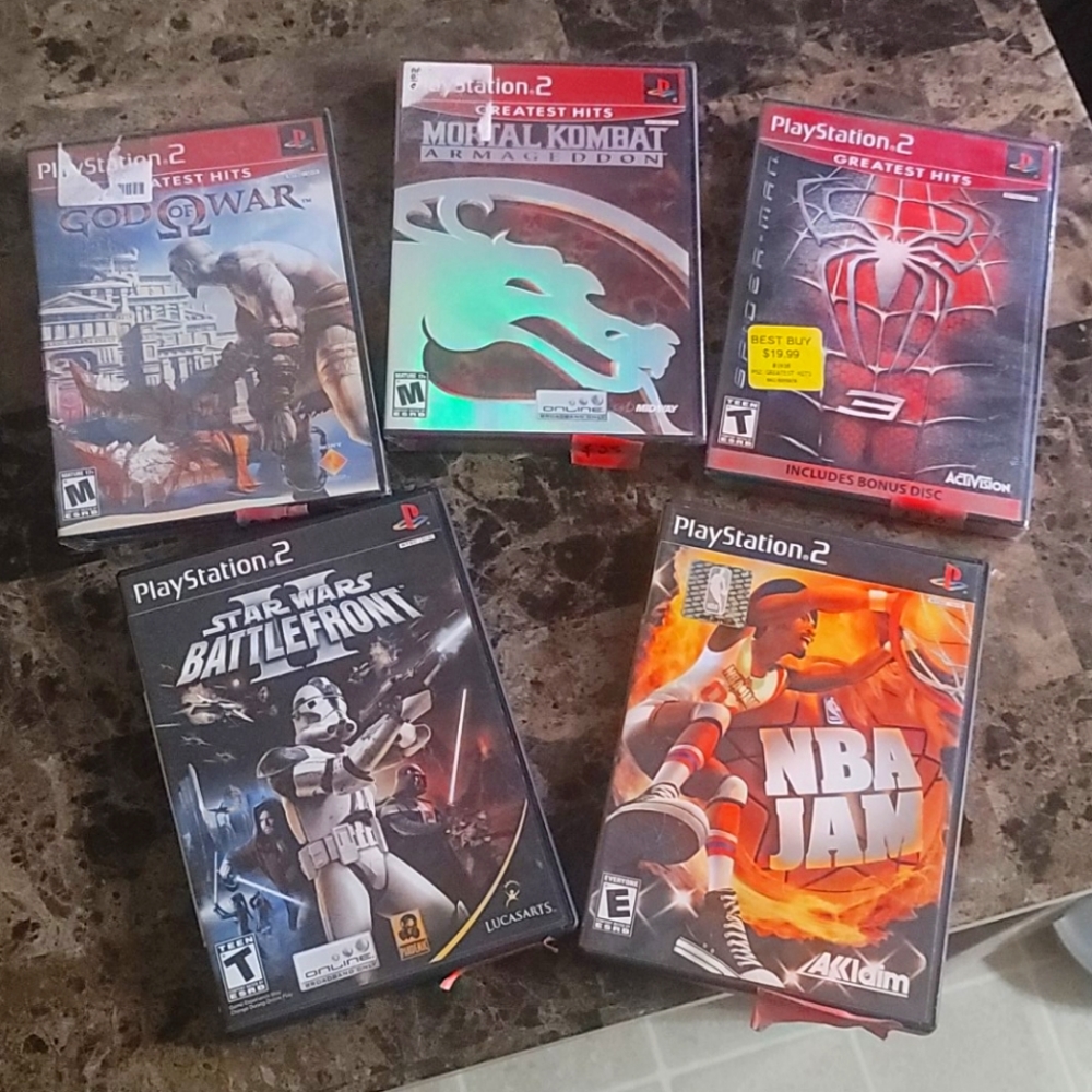 5 Playstation 2 video games